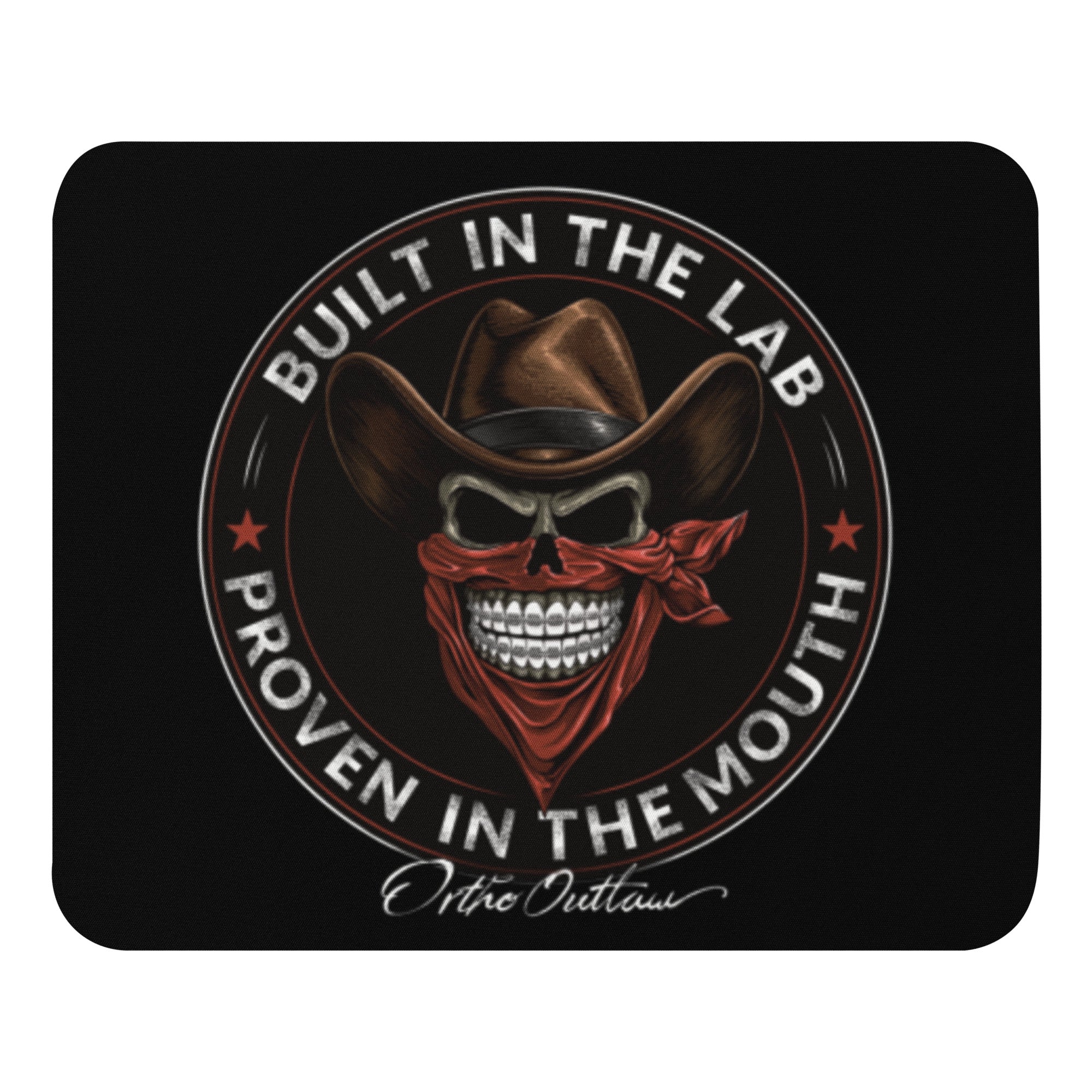 orthodontic themed mouse pad desk mat Ortho Outlaw lab gear